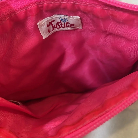 Justice Lot of 2 Girls Purses Crossbody Pink Sequins Barbie Initial Letter N - Picture 15 of 15